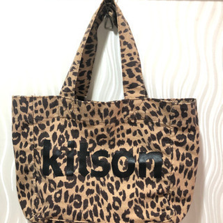 KITSON ヒョウ柄　トートバッグ