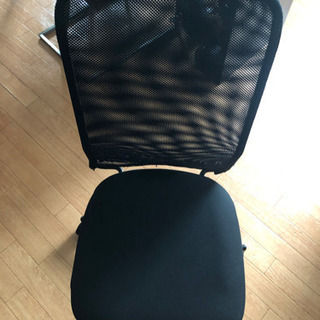 IKEAオフィスチェア　黒の画像