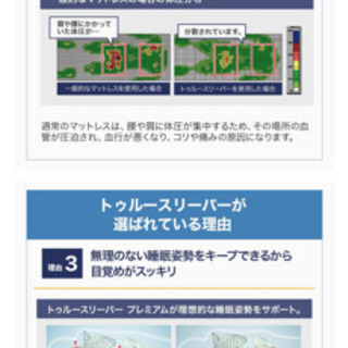 更に値下げトゥルースリーパープレミアケア厚さ5cm万能枕付きの画像
