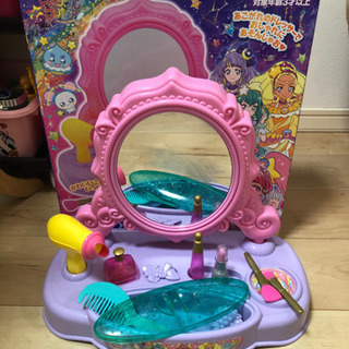 ★スタートゥインクルプリキュア★ きらめきドレッサー　元箱　付属品全て有り　オシャレ　鏡　ドライヤーコスメお化粧　ごっこ遊びの画像