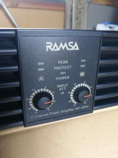 パワーアンプPanasonic RAMSA WP-1200A (いくちゃ) 遠州小林の