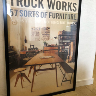 額縁&ポスター 2枚☆値下げの画像