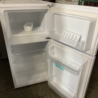 美品 ハイアール 2ドア冷凍冷蔵庫 JR-N106K 106L 2015年製 一人暮らし 単身用 Haier 中古 Cの画像