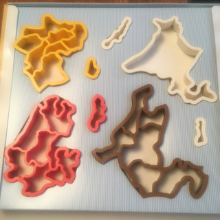 ケンミンクッキー型　全国セットの画像