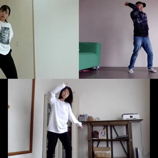 オンライン『０からの』HIP-HOP DANCE♪超初心者限定！自粛中は『おうちでまなぼう』40分で汗だく！自粛疲れを一緒にのりこえよう！コロナ疲れを吹き飛ばそう！「できない」が簡単に「できた」に変わる！音で身体を動かす楽しさを感じてください☆の画像