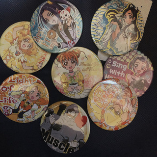 プリキュア 缶バッジの画像