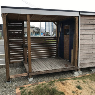 物置小屋、ウッドデッキ、バーゴラ、DIYレクチャーします。