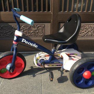 チェーンペダルの三輪車