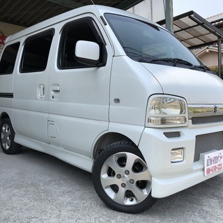 奈良！検査付き！エブリーワゴン スポーツターボ！かっこいいマスク...