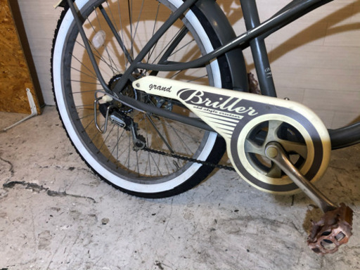 【前後タイヤ新品】26インチ ビーチクルーザー　6段