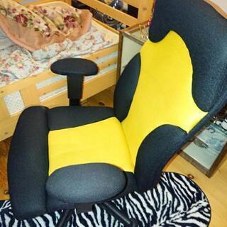 お取引中   大判  イエロー  デスクチェア  綺麗の画像