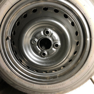 大幅値下げ！新車外し　2019年製ブリヂストン エコピア155/65R14 ダイハツ純正スチールホイール　4本セット
