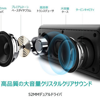 未開封新品　Muzili ブルートゥース スピーカー bluetooth speakerの画像