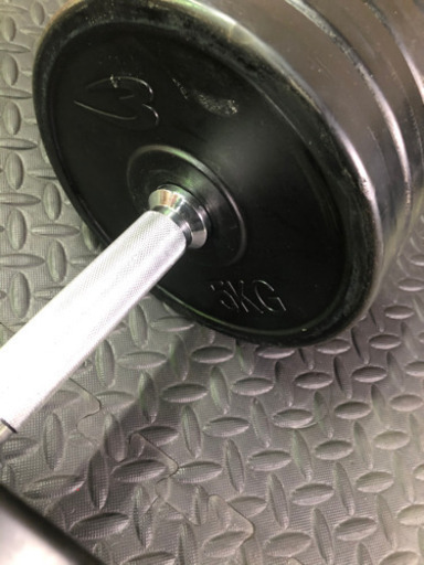 ボディメーカー　ラバーダンベルセット　42.5kg  ※重量調整可能