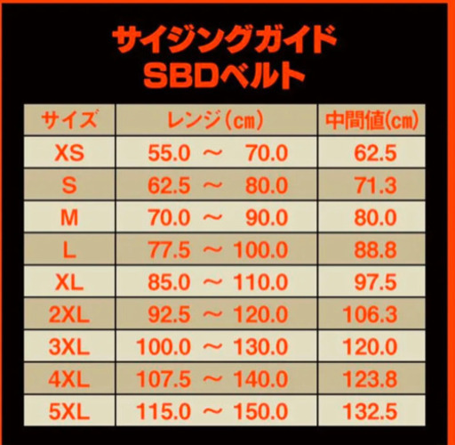 SBD レバーアクションベルト　L サイズ　
