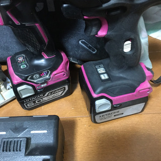 値下げ　日立工機　14V 電動工具セット　DIYなどにどうですか？WH14DDL2の画像