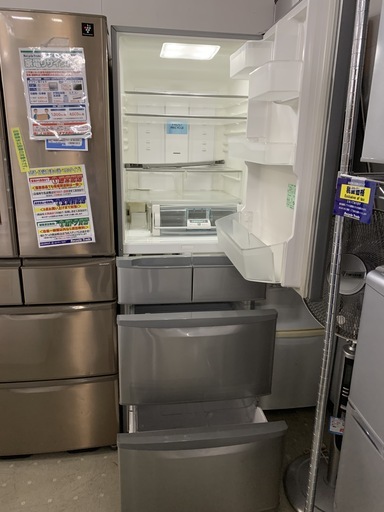 日立　501L 5ドア冷凍冷蔵庫　R-S50BM　2012年