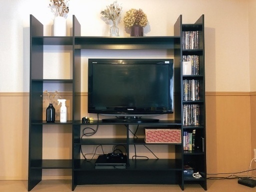 収納棚付きテレビ台　32インチまで対応