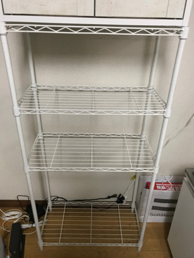 ラック　白　収納