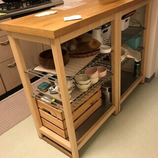⭐︎お値下げ⭐︎IKEA アイランドキッチン TORNVIKEN トルンヴィーケン アイランドキッチン, オフホワイト