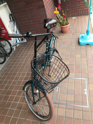20インチ　かご付き自転車