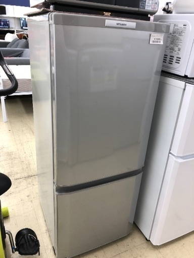 三菱 2ドア冷蔵庫 2013年製 146L MR-P15W-S