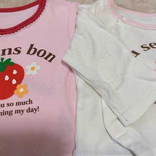 ベビー服 60-70 色違い2着の画像