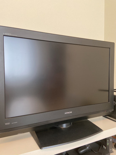 【日立】液晶TV 32型 録画機能、リモコン付き
