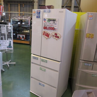 【店舗同時販売中】Panasonic/NR-F502PV-W/2016年製/501L　6ドア冷蔵庫の画像
