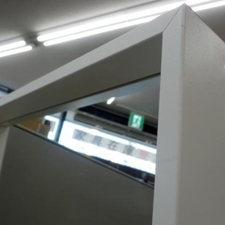 IKEA ミラー 150×40cm 姿見 白 ホワイト NISSEDAL ニッセダール 札幌市西区の画像