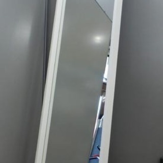 IKEA ミラー 150×40cm 姿見 白 ホワイト NISS...