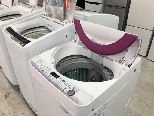 シャープ7.0K洗濯機　2014年製！！！　分解クリーニング済み！！！