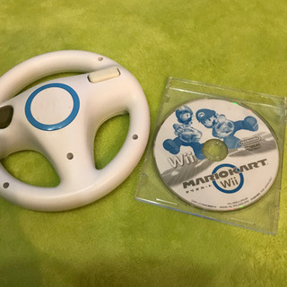マリオカートWii ハンドル一個付き