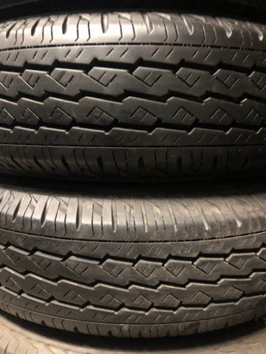 165R13 スチールホイール付き4本セット