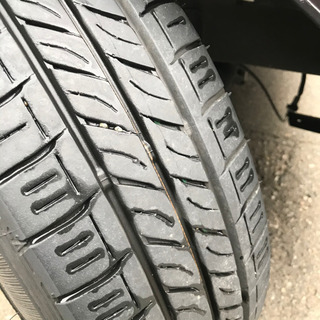 デミオ純正鉄ホイール6J 155/65R14 タイヤセット　ツラ...