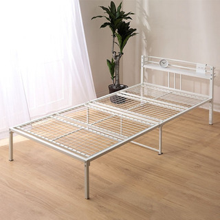 【譲渡先決まりました】パイプベッド(シングル)+ベッドマットの画像