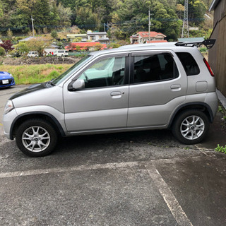 取引終了 スズキ Kei 5MT ターボ 4WD ナビ ETC 夏·冬タイヤ付きの画像