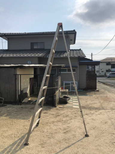 ◆これはお買い得◆造園用三脚脚立2組セットで！