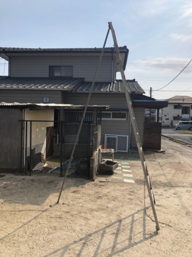 ◆これはお買い得◆造園用三脚脚立2組セットで！