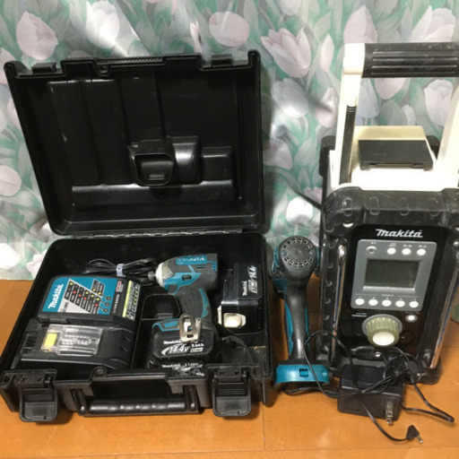 14.4Vセット　マキタ インパクトドライバー　DIYセット　振動ドリル　
