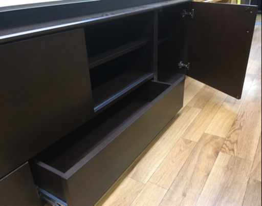 ジモティー限定価格！ S062 ⭐ KYOWA ロングテレビボード ３点セット 3分割タイプ ⭐ 動作確認済 ⭐ クリーニング済
