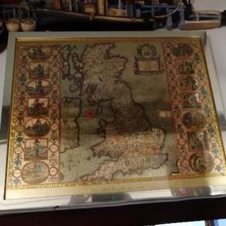 イギリス アンティーク 地図