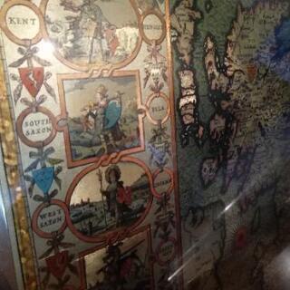 イギリス アンティーク 地図の画像