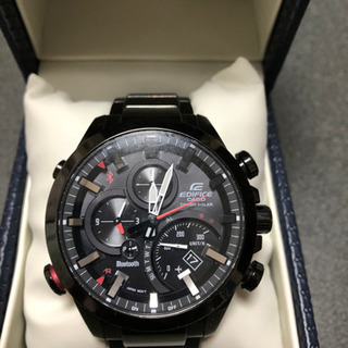 【最終値下げ】CASIO G-SHOCK 腕時計　エディフィス ブラックの画像