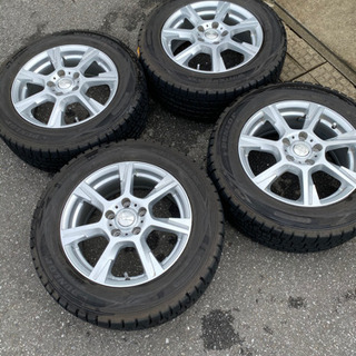 ベゼル ステップワゴンなどにアルミホイール215/60/R16 95Qタイヤ 4本