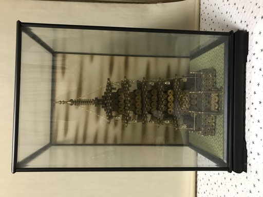 5円玉を使用した五重の塔　値下げしました。5/Eまで！　早い者勝ち！＜交渉中＞