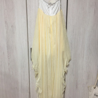ロングドレス　イエローの画像