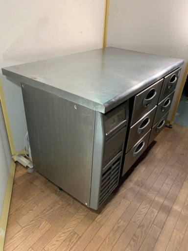 フクシマ/福島工業　業務用　ドロワー冷蔵庫　270L コールドテーブル(3段)  店舗　厨房　YDW-120RM2