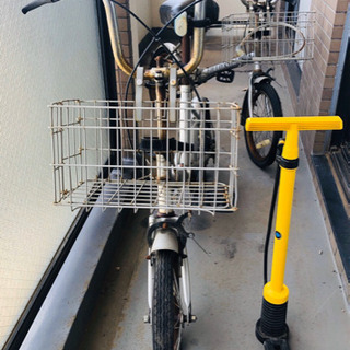 折りたたみ自転車の画像