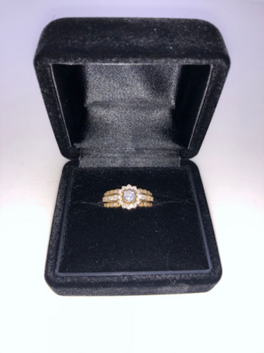 18金　天然ダイヤモンド 1.0ct 鑑定書付き